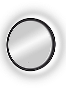 Зеркало Art&Max Napoli 100 AM-Nap-1000-DS-F с подсветкой цвет Черный с бесконтактным выключателем-2