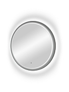 Зеркало Art&Max Napoli 60 AM-Nap-600-DS-F-Grey с подсветкой цвет Темно-серый с бесконтактным выключателем-1