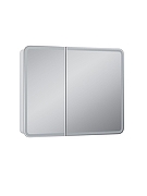 Зеркальный шкаф Art&Max Platino 100 AM-Pla-1000-800-2D-F с подсветкой цвет Белый-1