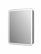 Зеркальный шкаф Art&Max Platino 55 L AM-Pla-550-800-1D-L-DS-F с подсветкой цвет Белый