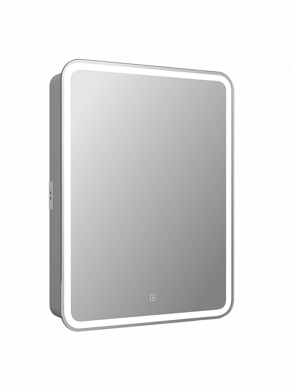 Зеркальный шкаф Art&Max Platino 55 R AM-Pla-550-800-1D-R-DS-F с подсветкой 