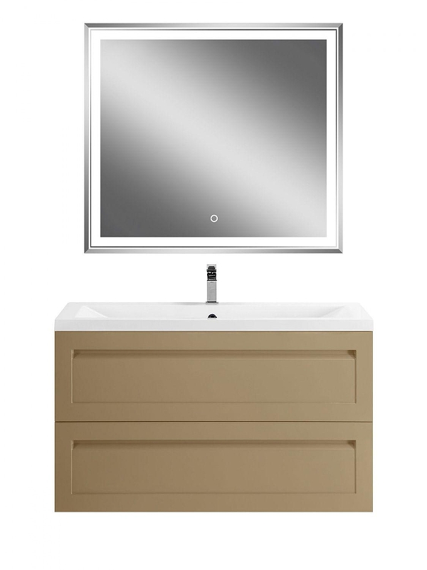 Тумба под раковину Art&Max Platino 100 AM-Platino-1000-2C-SO-CM подвесная 