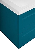 Тумба под раковину Art&Max Platino 100 AM-Platino-1000-2C-SO-TM подвесная цвет Бирюзовый матовый-3