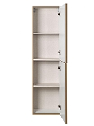 Шкаф пенал Art&Max Platino 40 AM-Platino-1500-2A-SO-CM подвесной цвет Капучино матовый-2