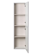 Шкаф пенал Art&Max Platino 40 AM-Platino-1500-2A-SO-GCM подвесной цвет Светло-серый матовый-2