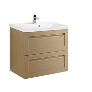 Тумба под раковину Art&Max Platino 58 AM-Platino-580-2C-SO-CM подвесная цвет Капучино матовый