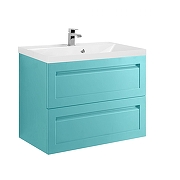 Тумба под раковину Art&Max Platino 75 AM-Platino-750-2C-SO-MM подвесная цвет Светло-зеленый матовый