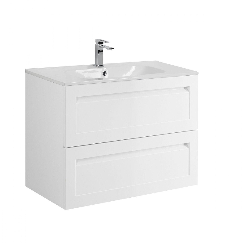 Тумба под раковину Art&Max Platino 80 AM-Platino-800-2C-SO-BM-Cer подвесная 