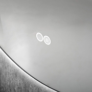 Зеркало Art&Max Sanremo 70 AM-San-700-DS-F-H с подсветкой с сенсорным выключателем и подогревом-6