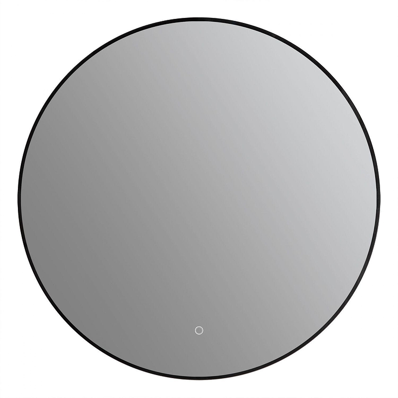 Зеркало Art&Max Sanremo 80 AM-San-800-DS-F-Nero с подсветкой 