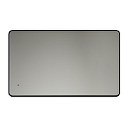 Зеркало Art&Max Siena S 60 AM-SieS-600-1000-DS-F с подсветкой цвет Черный с бесконтактным выключателем-1