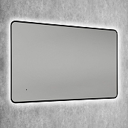 Зеркало Art&Max Siena S 60 AM-SieS-600-1000-DS-F с подсветкой цвет Черный с бесконтактным выключателем-4