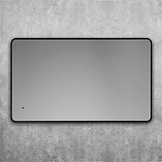 Зеркало Art&Max Siena S 60 AM-SieS-600-1000-DS-F с подсветкой цвет Черный с бесконтактным выключателем-5