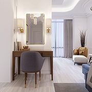 Зеркало Art&Max Siena S 60 AM-SieS-600-1000-DS-F-Gold с подсветкой цвет Золото с бесконтактным выключателем-6