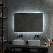 Зеркало Art&Max Sorrento 120 AM-Sor-1200-700-DS-F с подсветкой с бесконтактным выключателем-5