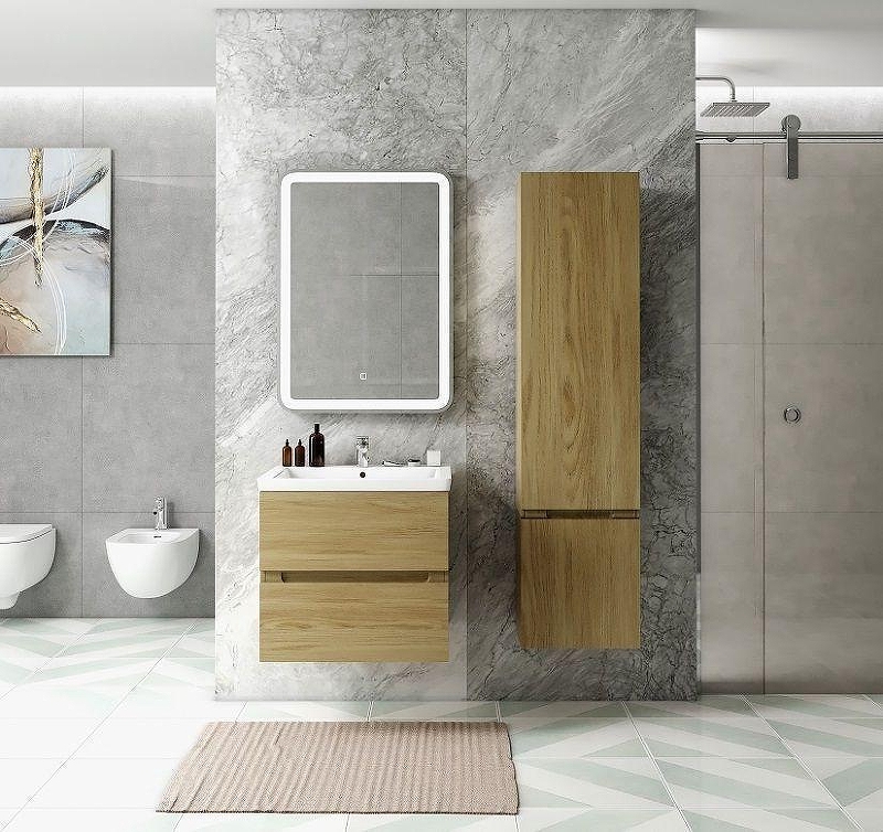 Шкаф пенал Art&Max Techno 40 R AM-Techno-1600-AC-SO-LW674-R подвесной 