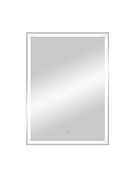 Зеркальный шкаф Art&Max Techno 55 R AM-Tec-550-800-1D-R-DS-F с подсветкой цвет Белый