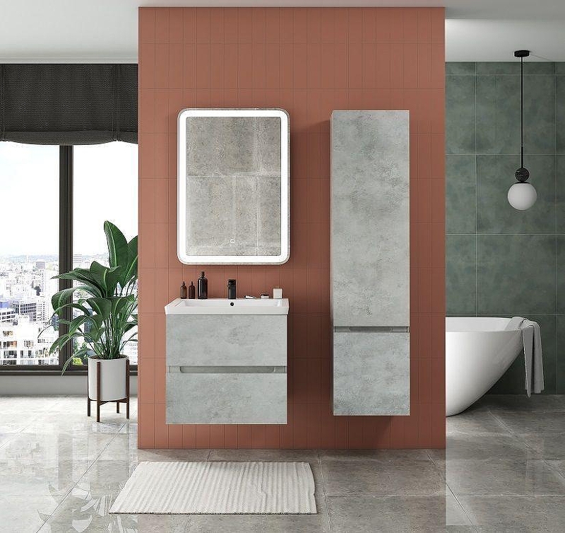 Шкаф пенал Art&Max Techno 40 R AM-Techno-1600-AC-SO-LS935-R подвесной 