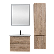 Тумба под раковину Art&Max Techno 70 AM-Techno-700-2C-SO-LW623 подвесная цвет Дуб мелфорд натуральный-4