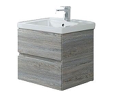 Тумба под раковину Art&Max Techno 70 AM-Techno-700-2C-SO-LW635 подвесная цвет Сосна-1