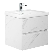 Тумба под раковину Art&Max Techno 70 AM-Techno-700-2C-SO-MR960 подвесная цвет Монти мрамор-1