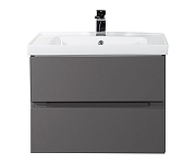 Тумба под раковину Art&Max Techno 70 AM-Techno-700-2C-SO-ZB815 подвесная цвет Смоки софт