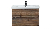 Тумба под раковину Art&Max Techno 90 AM-Techno-900-2C-SO-LW646 подвесная цвет Дуб бомонд лофт