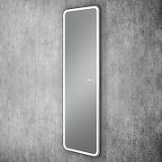 Зеркало Art&Max Terni 45 AM-Ter-450-1500-DS-F-T с подсветкой с сенсорным выключателем и часами-3