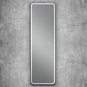 Зеркало Art&Max Terni 45 AM-Ter-450-1500-DS-F-T с подсветкой с сенсорным выключателем и часами-4