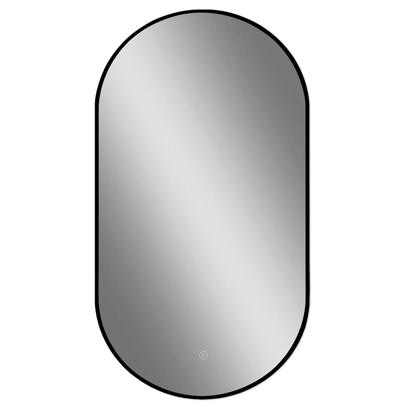 Зеркало Art&Max Torino 50 AM-Tor-500-900-DS-F-Nero с подсветкой 