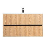 Тумба под раковину Art&Max Torino 100 AM-TORINO-1000-2C-SO-BR-P подвесная цвет Бран-1