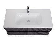 Тумба под раковину Art&Max Torino 100 AM-TORINO-1000-2C-SO-GF-P подвесная цвет Графит-1