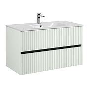 Тумба под раковину Art&Max Torino 100 AM-TORINO-1000-2C-SO-LO-P подвесная цвет Лотос