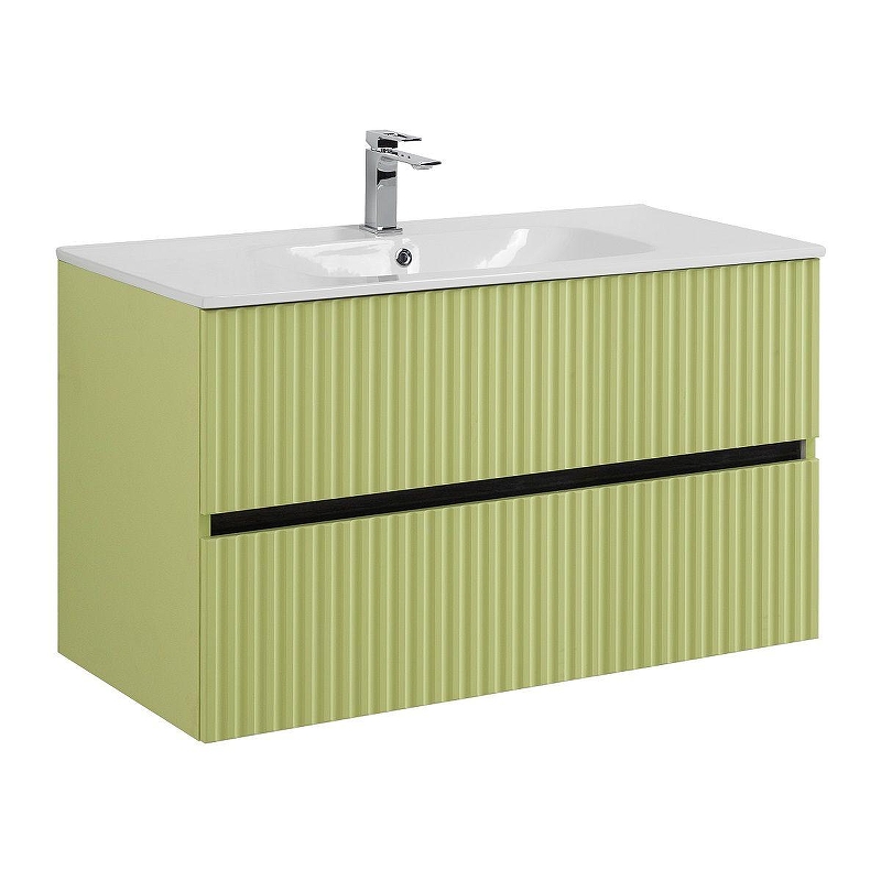 Тумба под раковину Art&Max Torino 100 AM-TORINO-1000-2C-SO-MN-P подвесная 