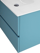 Тумба под раковину Art&Max Torino 100 AM-TORINO-1000-2C-SO-NG-P подвесная цвет Ниагара-4