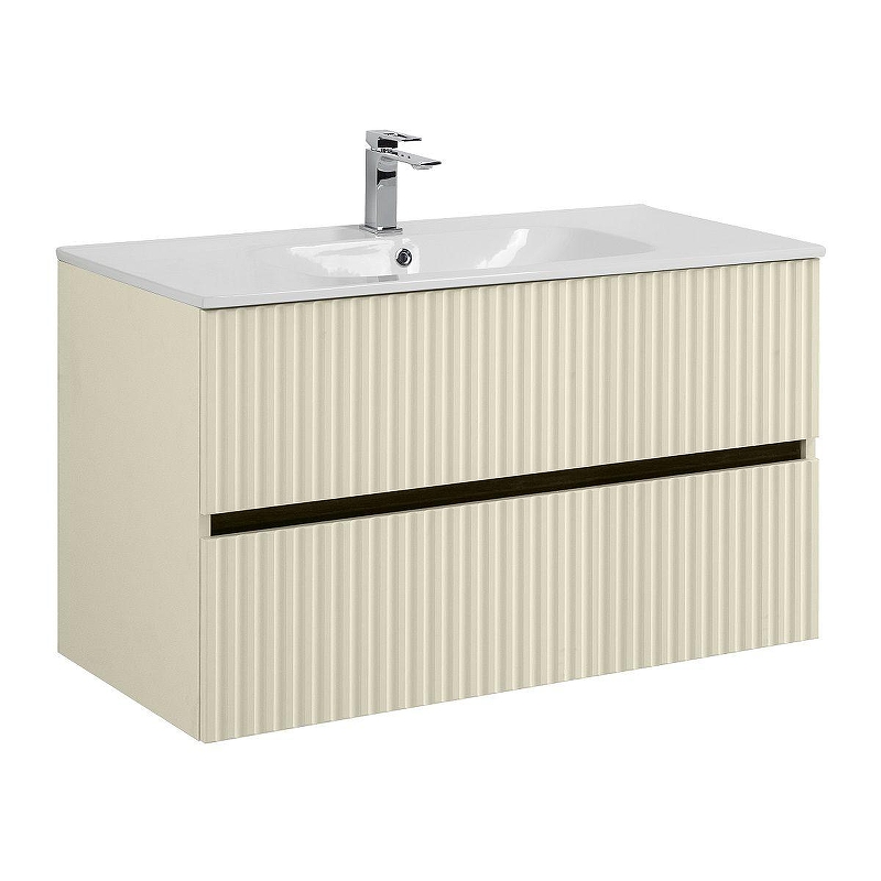 Тумба под раковину Art&Max Torino 100 AM-TORINO-1000-2C-SO-PA-P подвесная 