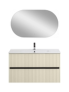 Тумба под раковину Art&Max Torino 100 AM-TORINO-1000-2C-SO-PA-P подвесная цвет Палом-5