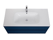 Тумба под раковину Art&Max Torino 100 AM-TORINO-1000-2C-SO-SA-P подвесная цвет Сапфир-1
