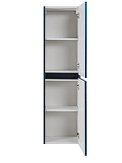 Шкаф пенал Art&Max Torino 40 AM-TORINO-1500-2A-SO-SA-P подвесной цвет Сапфир-2