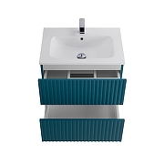 Тумба под раковину Art&Max Torino 60 AM-TORINO-600-2C-SO-AQ-P подвесная цвет Аквамарин-2