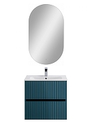 Тумба под раковину Art&Max Torino 60 AM-TORINO-600-2C-SO-AQ-P подвесная цвет Аквамарин-5