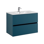 Тумба под раковину Art&Max Torino 80 AM-TORINO-800-2C-SO-AQ-P подвесная цвет Аквамарин