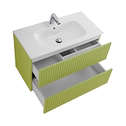Тумба под раковину Art&Max Torino 80 AM-TORINO-800-2C-SO-MN-P подвесная цвет Мята-3