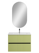 Тумба под раковину Art&Max Torino 80 AM-TORINO-800-2C-SO-MN-P подвесная цвет Мята-5