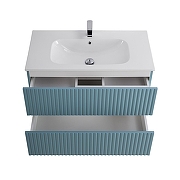 Тумба под раковину Art&Max Torino 80 AM-TORINO-800-2C-SO-NG-P подвесная цвет Ниагара-2