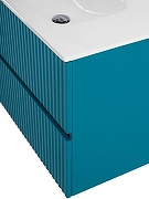 Тумба под раковину Art&Max Torino 90 AM-TORINO-900-2C-SO-AQ-P подвесная цвет Аквамарин-4