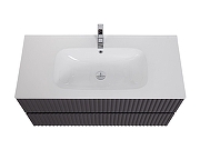 Тумба под раковину Art&Max Torino 90 AM-TORINO-900-2C-SO-GF-P подвесная цвет Графит-1