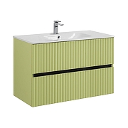 Тумба под раковину Art&Max Torino 90 AM-TORINO-900-2C-SO-MN-P подвесная цвет Мята