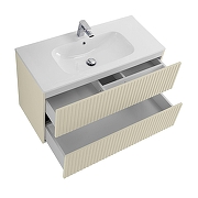 Тумба под раковину Art&Max Torino 90 AM-TORINO-900-2C-SO-PA-P подвесная цвет Палом-3