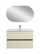 Тумба под раковину Art&Max Torino 90 AM-TORINO-900-2C-SO-PA-P подвесная цвет Палом-5